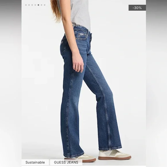 Guess Mid Rise Bootcut Jeans - Picture 15 of 16